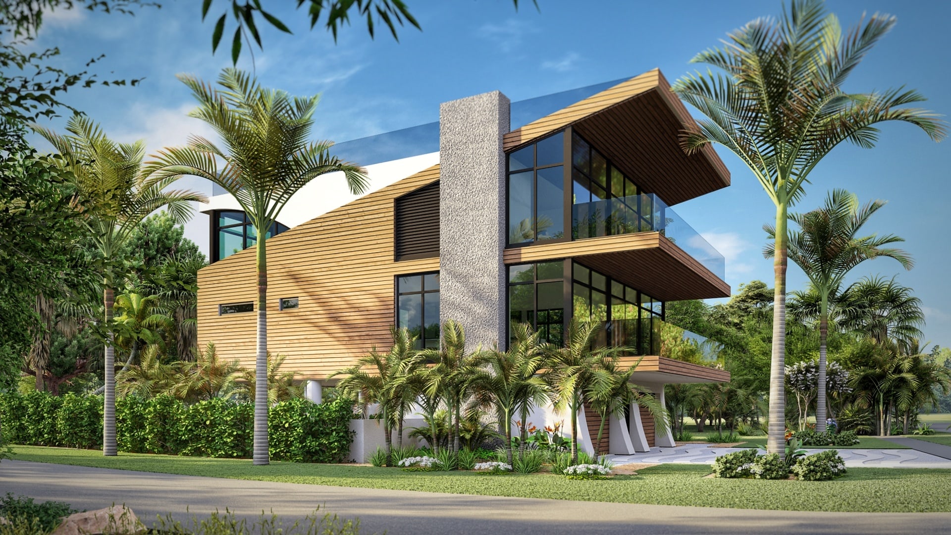 Anna Maria Bay View Modern - Custom Home Design