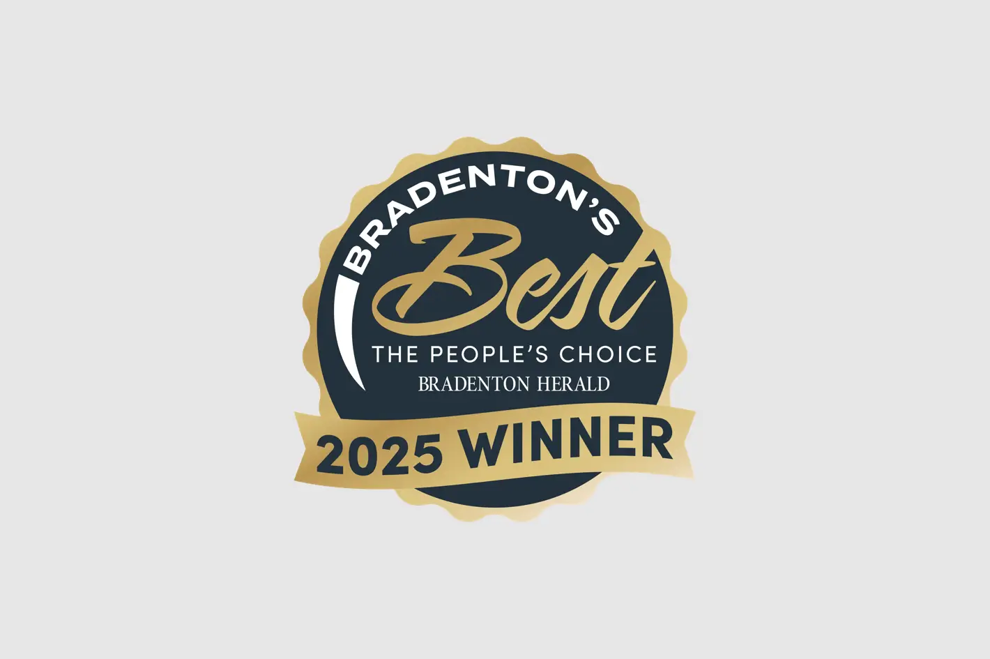 Bradenton's Best- Winner 2025 Gold